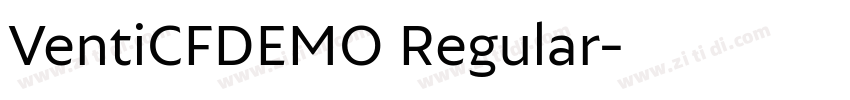 VentiCFDEMO Regular字体转换 VentiCFDEMO Regular字体转换